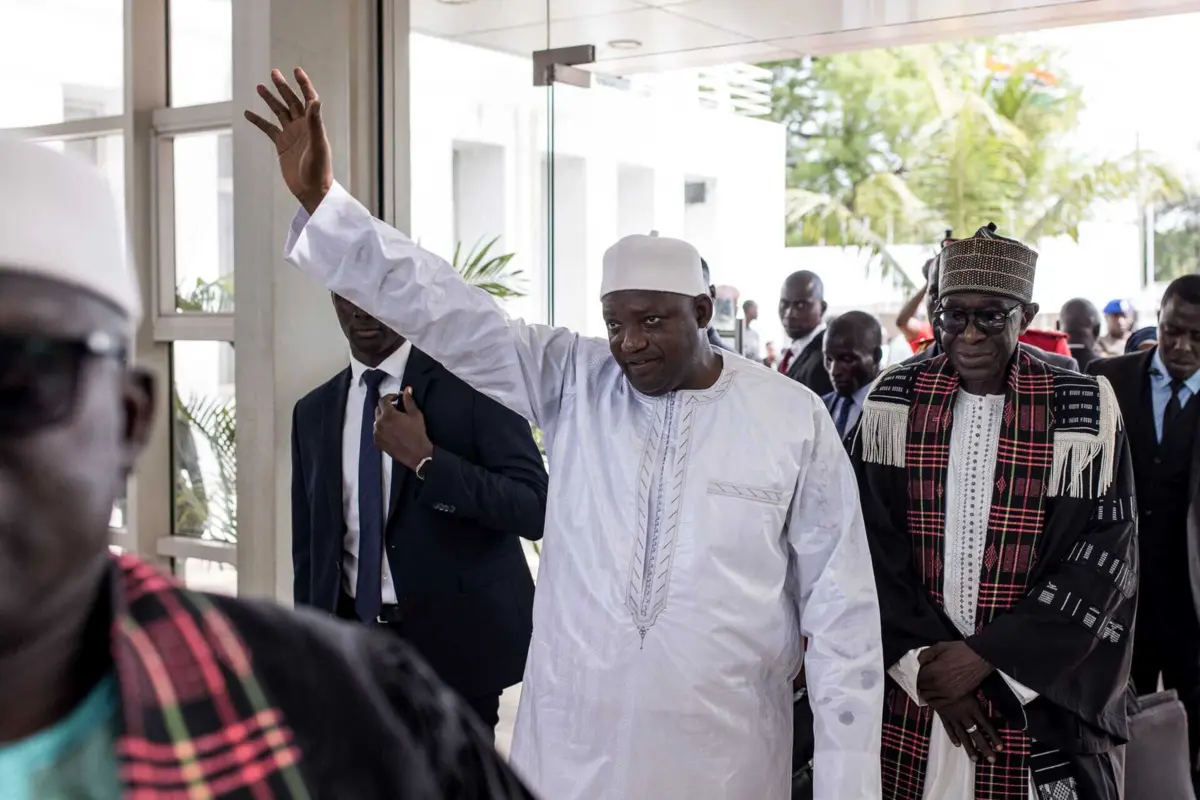 O presidente da Gâmbia, Adama Barrow