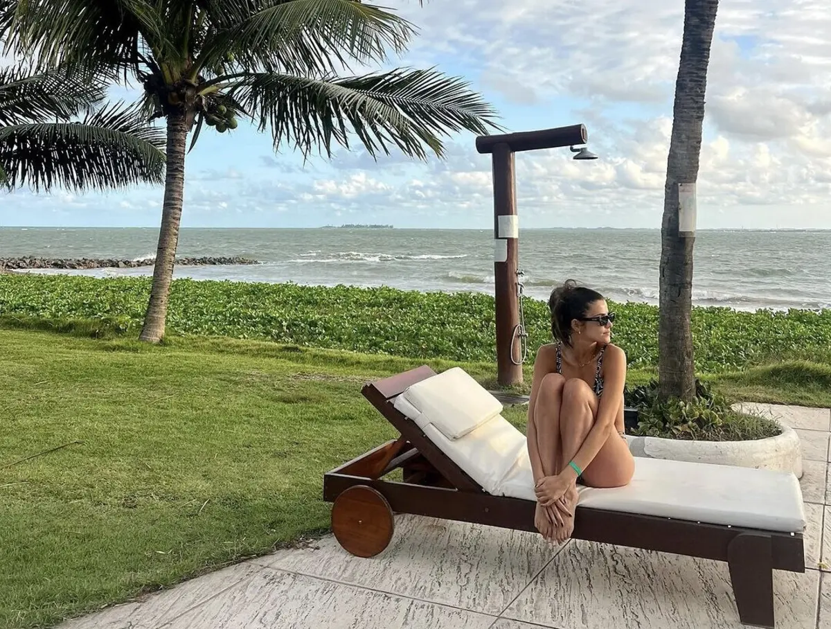 Atriz rendeu-se à beleza natural de Fernando de Noronha