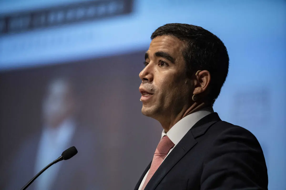 O ministro da Presidência, António Leitão Amaro