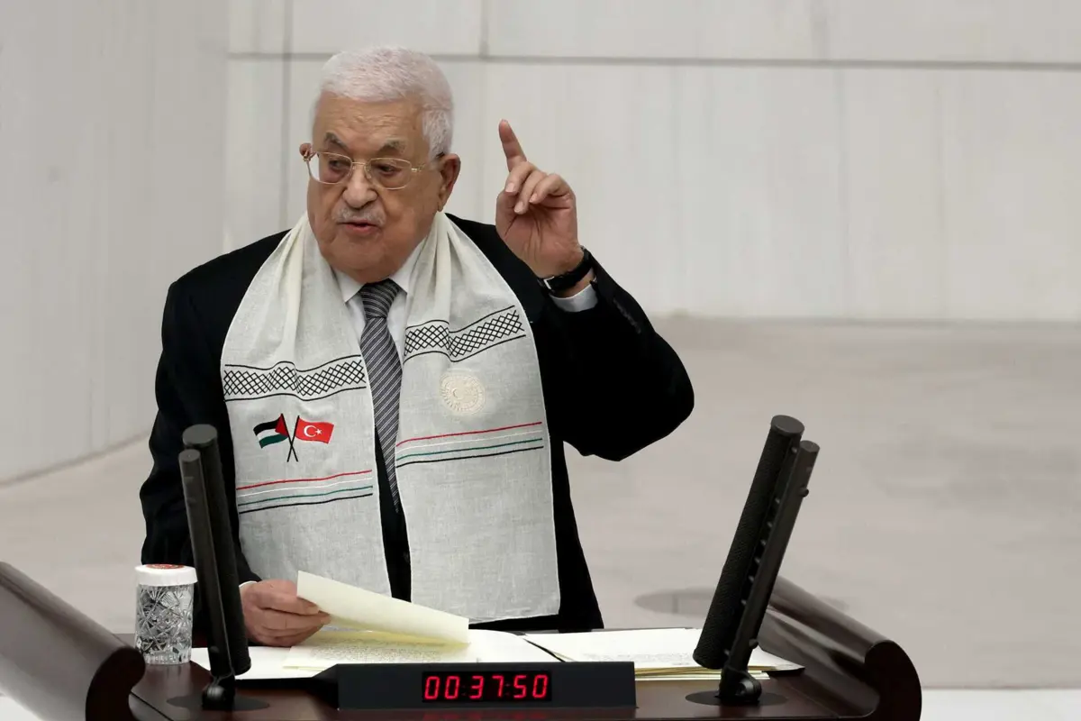 O líder da Autoridade Palestiniana, Mahmud Abbas