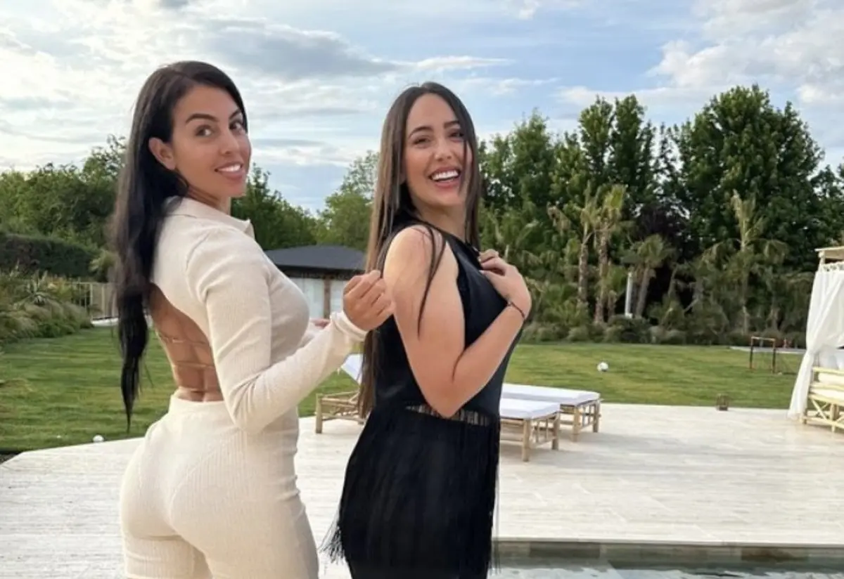 Georgina Rodríguez com a irmã, Ivana