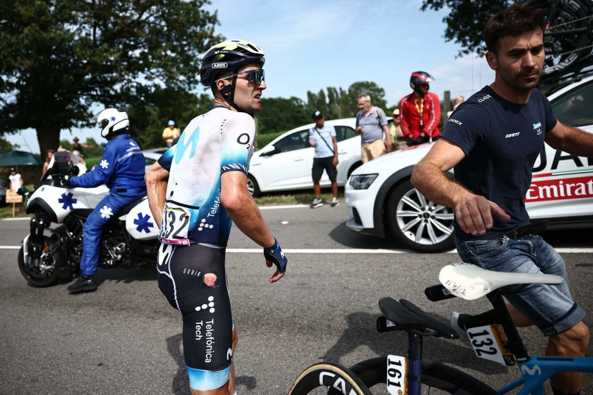 Ruben Guerreiro ainda recuperava das mazelas sofridas na oitava etapa