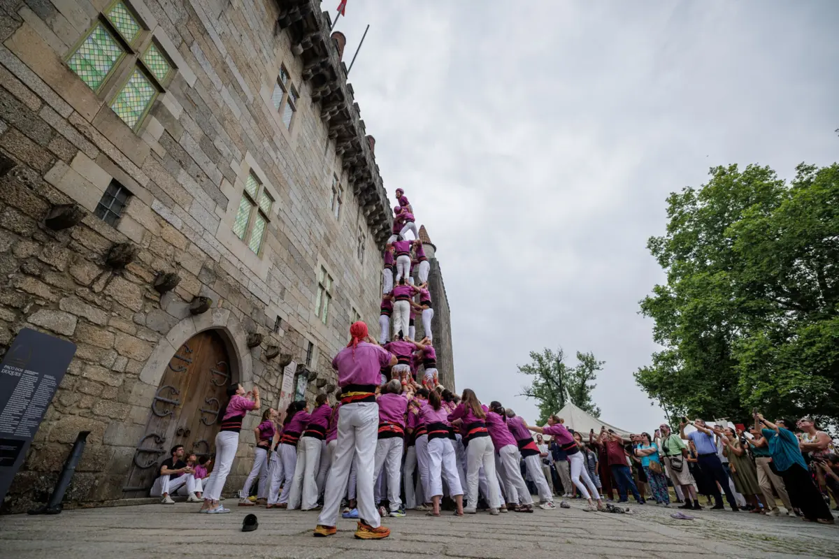 Torres humanas da Catalunha impressionaram