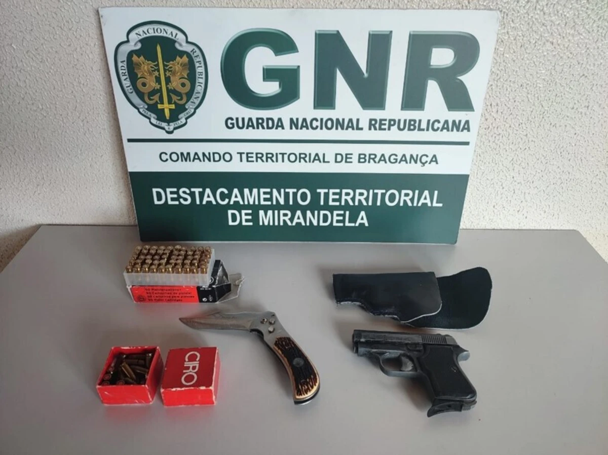 Imagem de contexto do artigo Detido em Mirandela por posse de arma proibida em contexto de violência doméstica