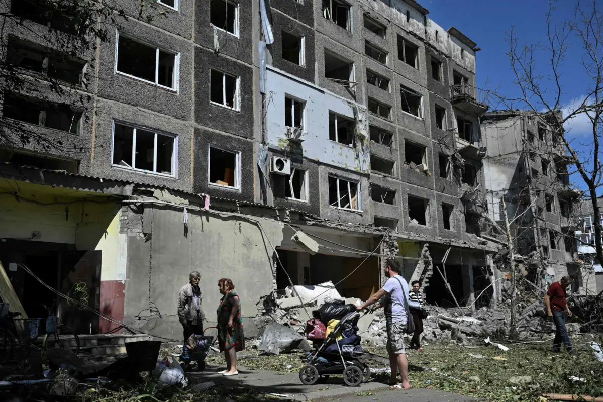 Cidade de Bilozerske, na região de Donetsk, tem sido alvo de intensos ataques