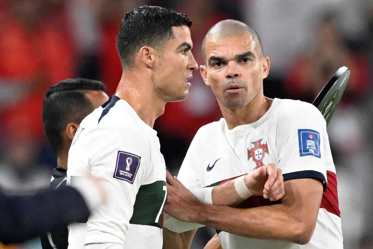 Cristiano Ronaldo e Pepe jogaram 370 encontros juntos