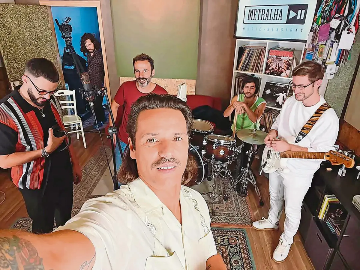 Os Azeitonas, banda em que Marlon é vocalista, atuam no Coliseu do Porto a 2 de outubro