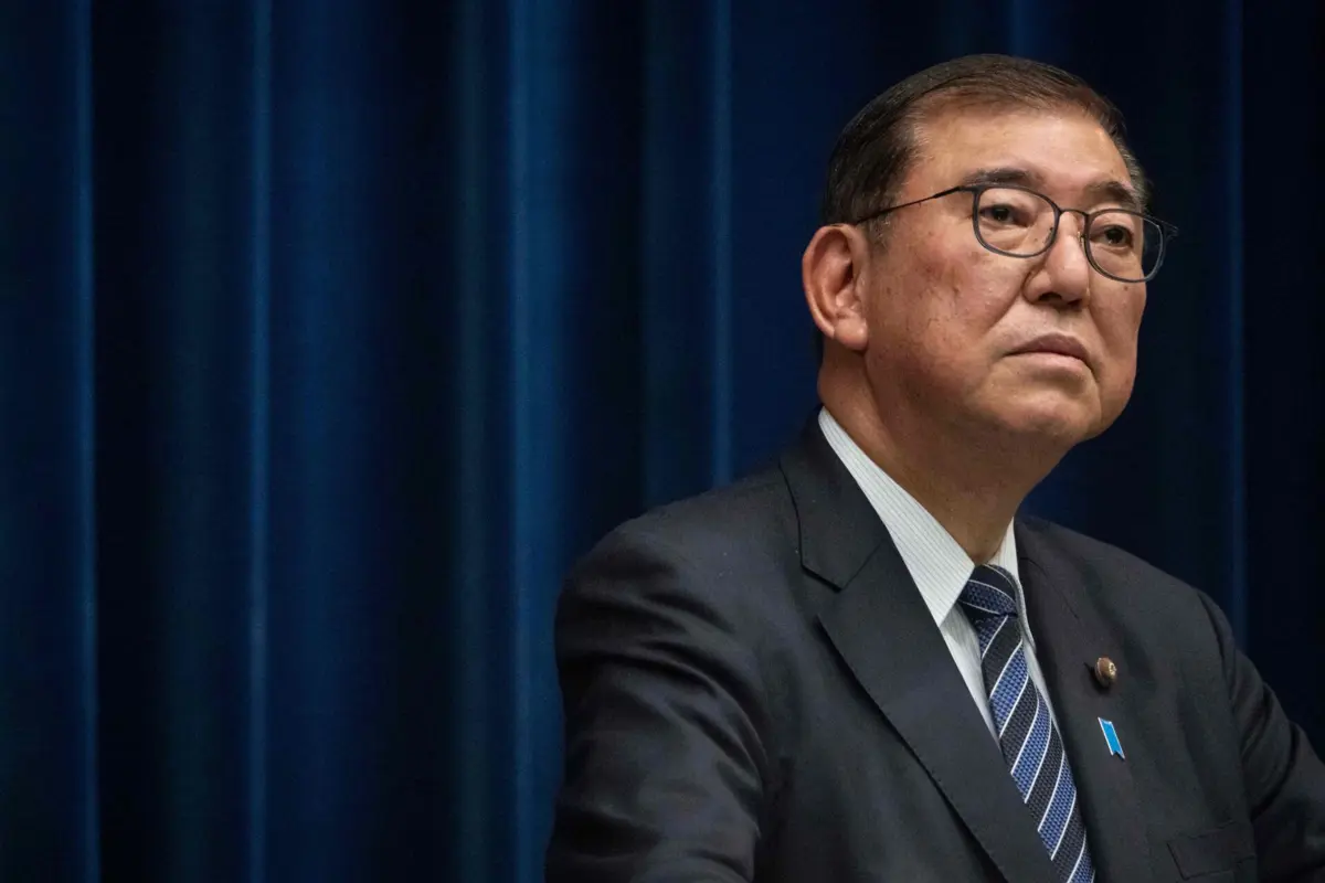 O primeiro-ministro japonês, Shigeru Ishiba