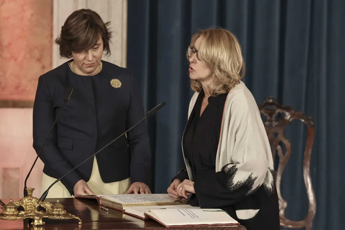 A ministra do Trabalho, Maria do Rosário Palma Ramalho