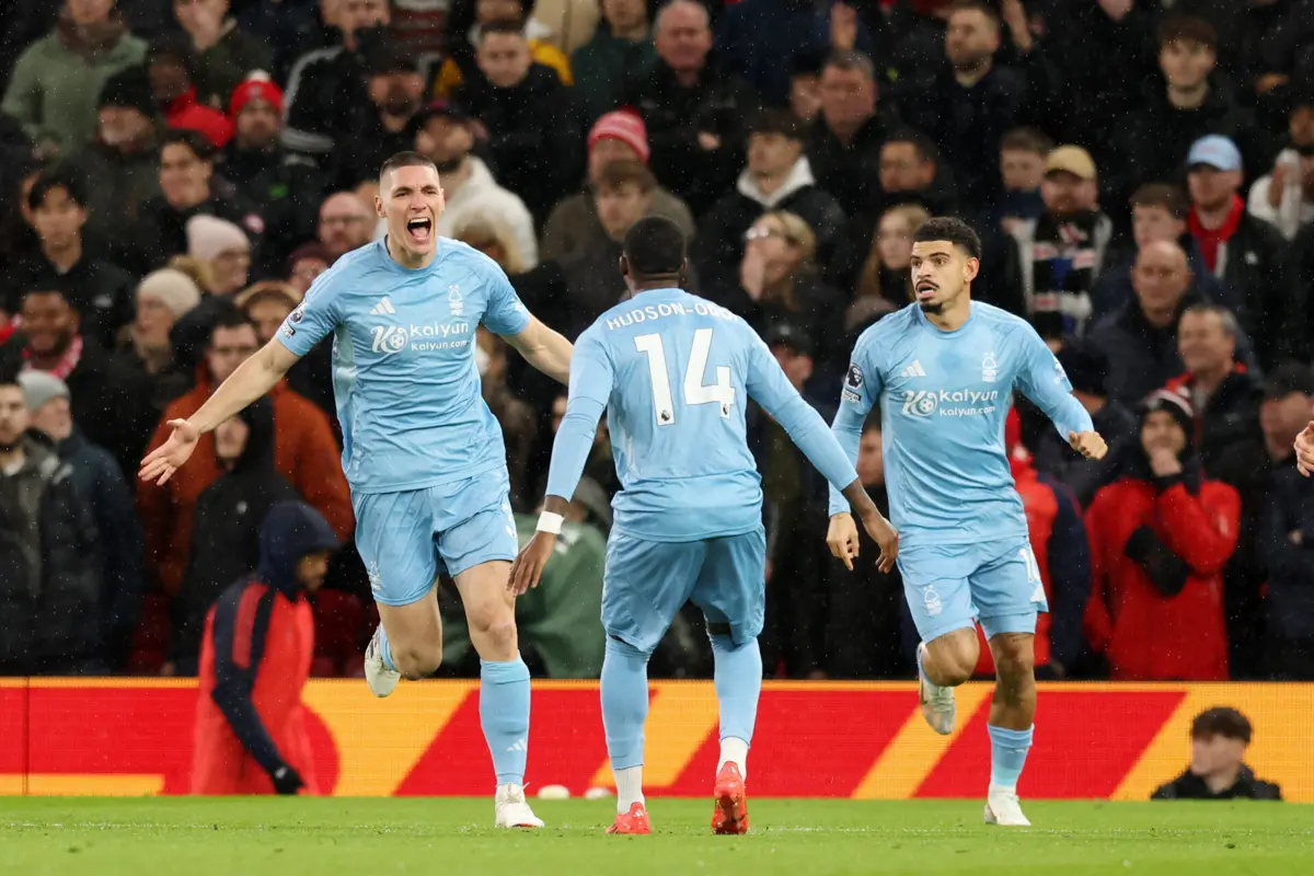 Nottingham Forest venceu em casa do Manchester United