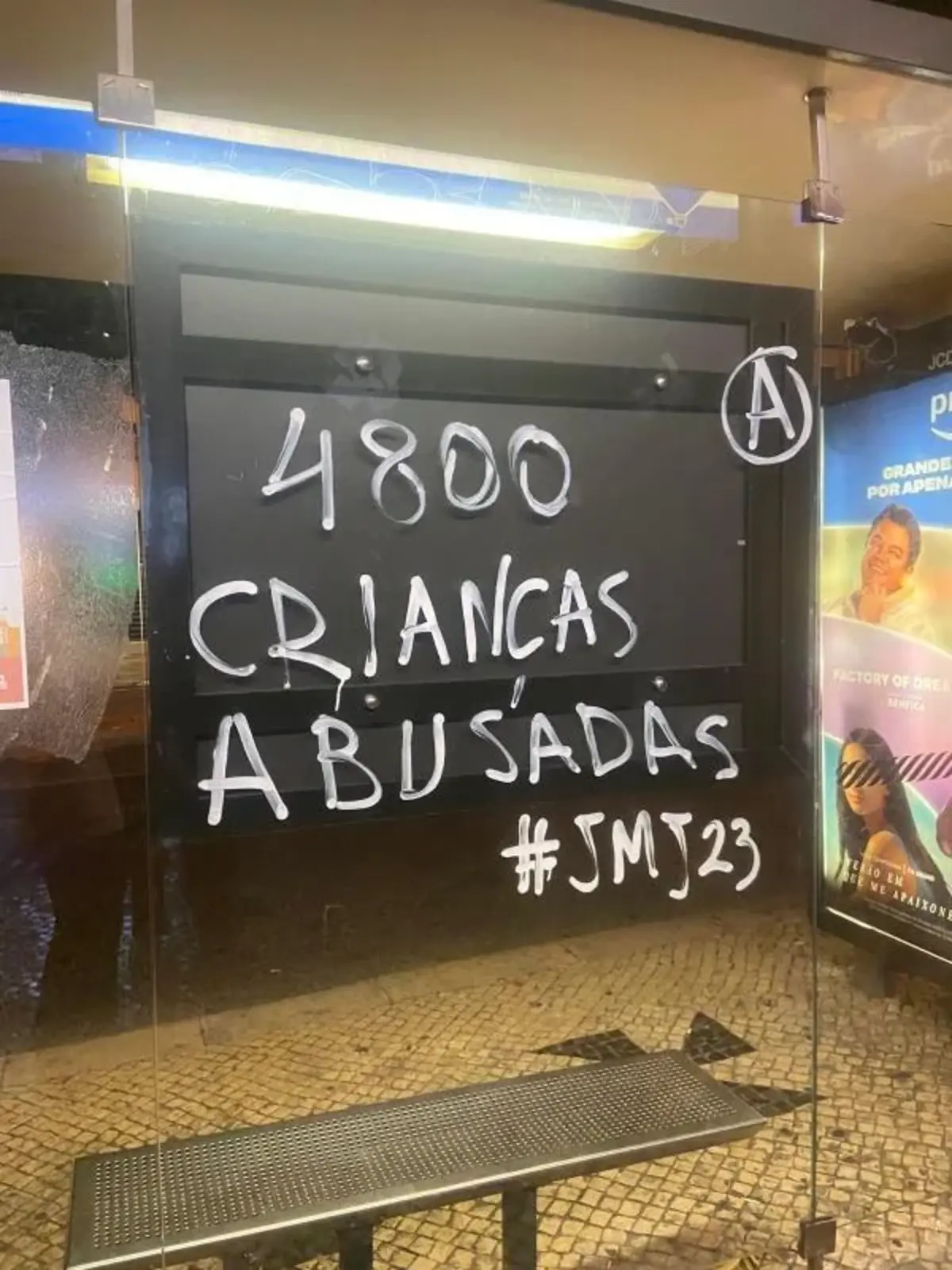 Vários atos de manifestação contra a Jornada, a Igreja Católica e o Governo começam a aparecer em Lisboa