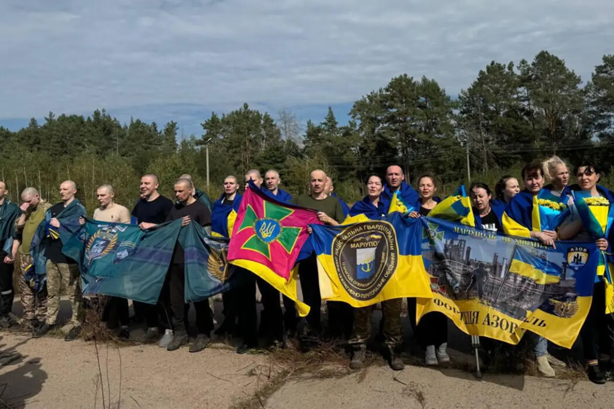 Cidadãos ucranianos libertados