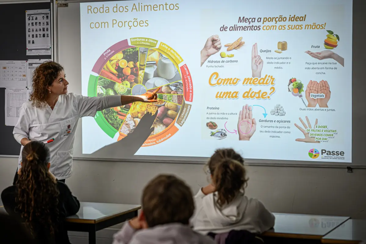 Escola Secundária do Castêlo da Maia recebeu uma ação de promoção de literacia alimentar do projeto de Saúde Escolar do Hospital de S. João