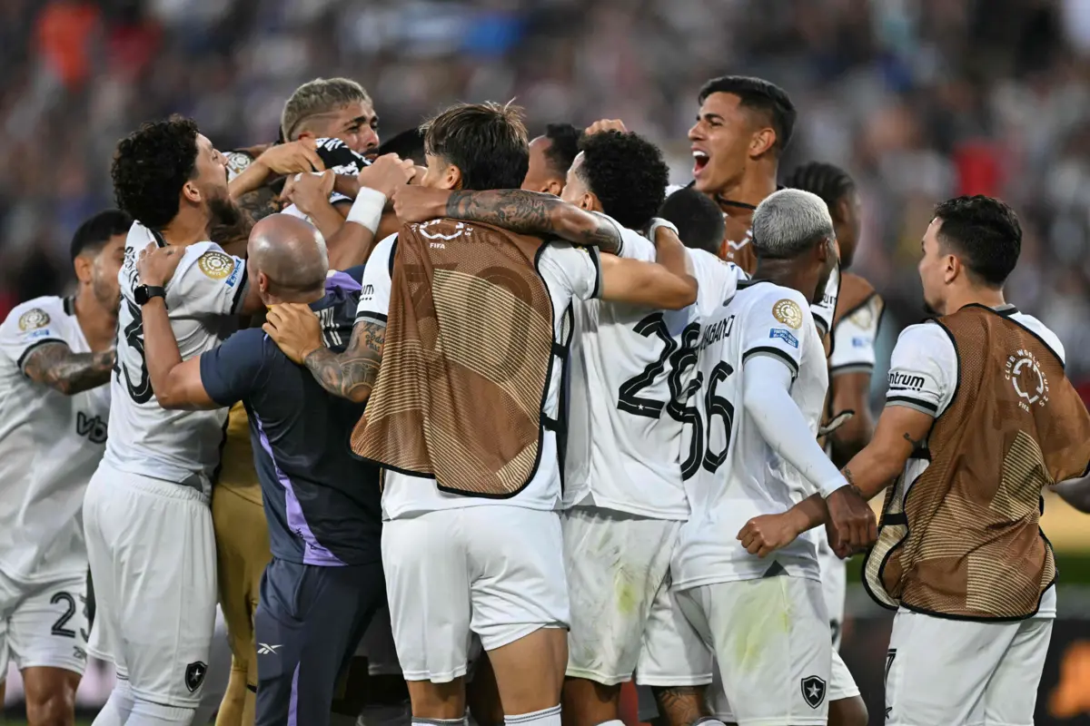 Brasileiros festejaram muito a vitória