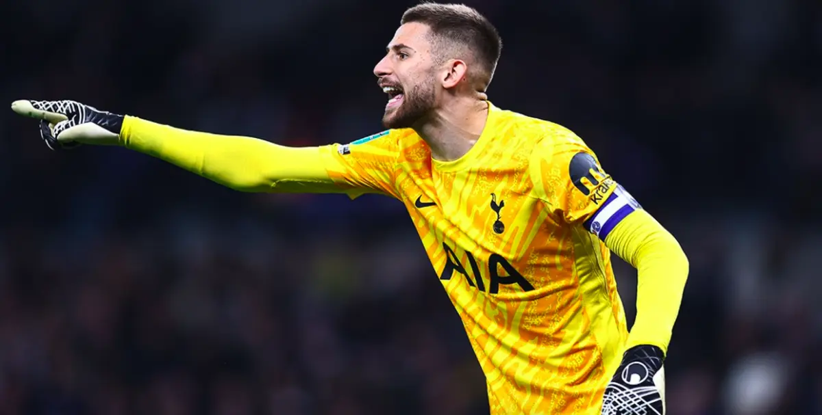 Vicario lesionou-se na primeira parte do jogo com o City, mas brilhou na baliza do Tottenham