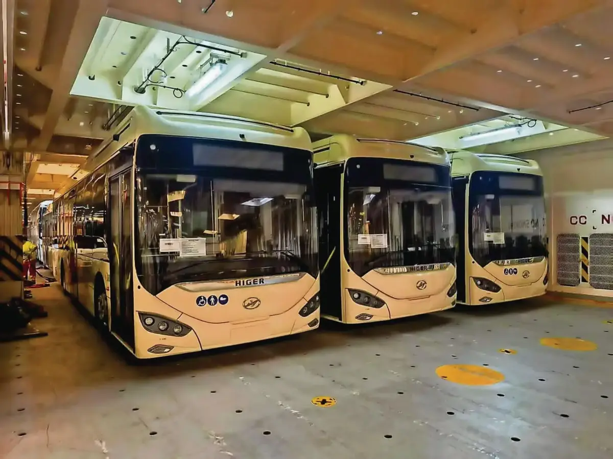 Para o sistema TUViana foram comprados 15 autocarros elétricos