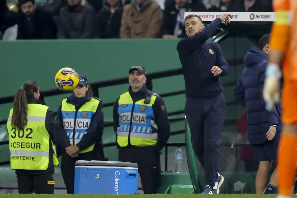 Sérgio Conceição, treinador do F. C. Porto