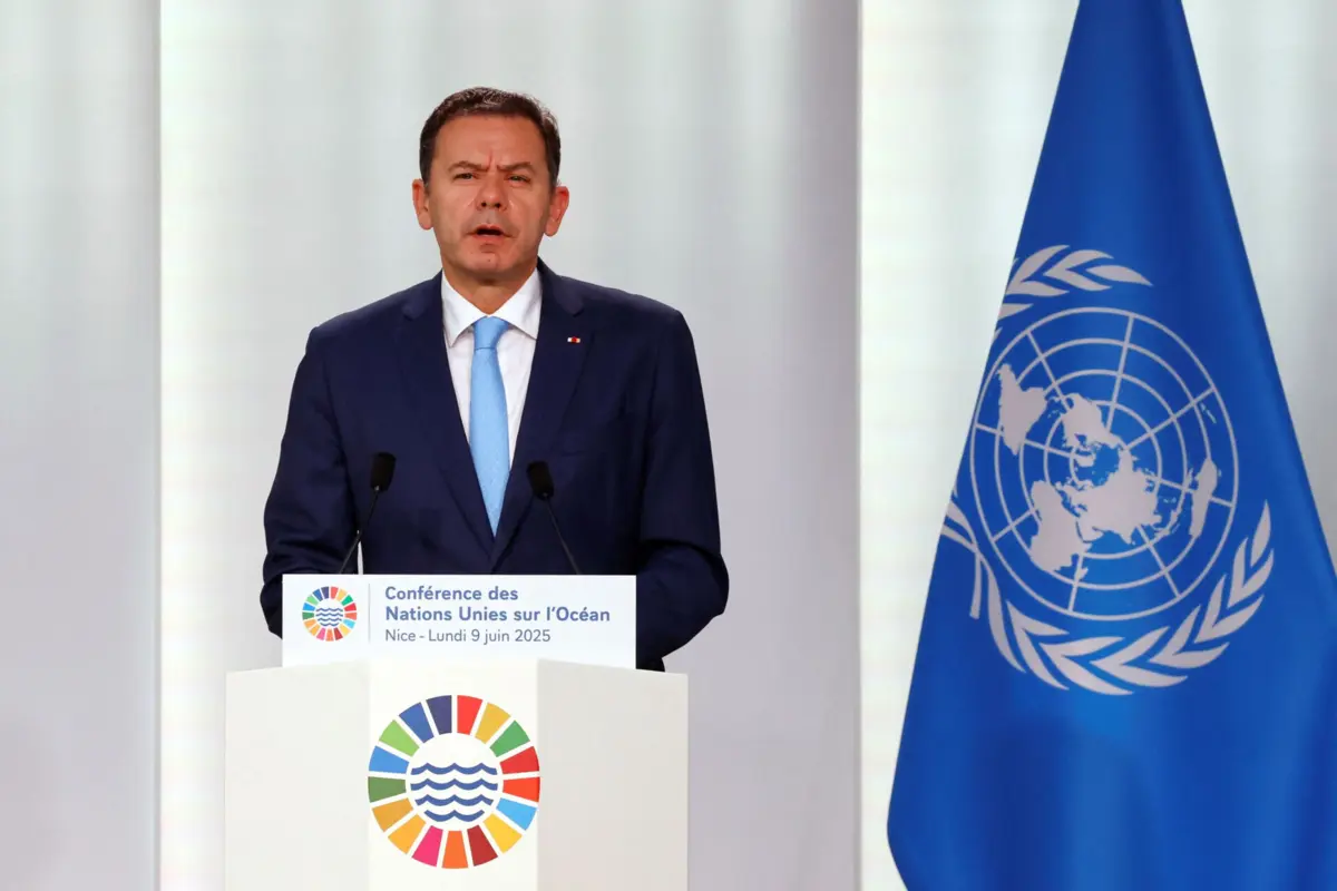 O primeiro-ministro português discursou no primeiro dia da Conferência dos Oceanos