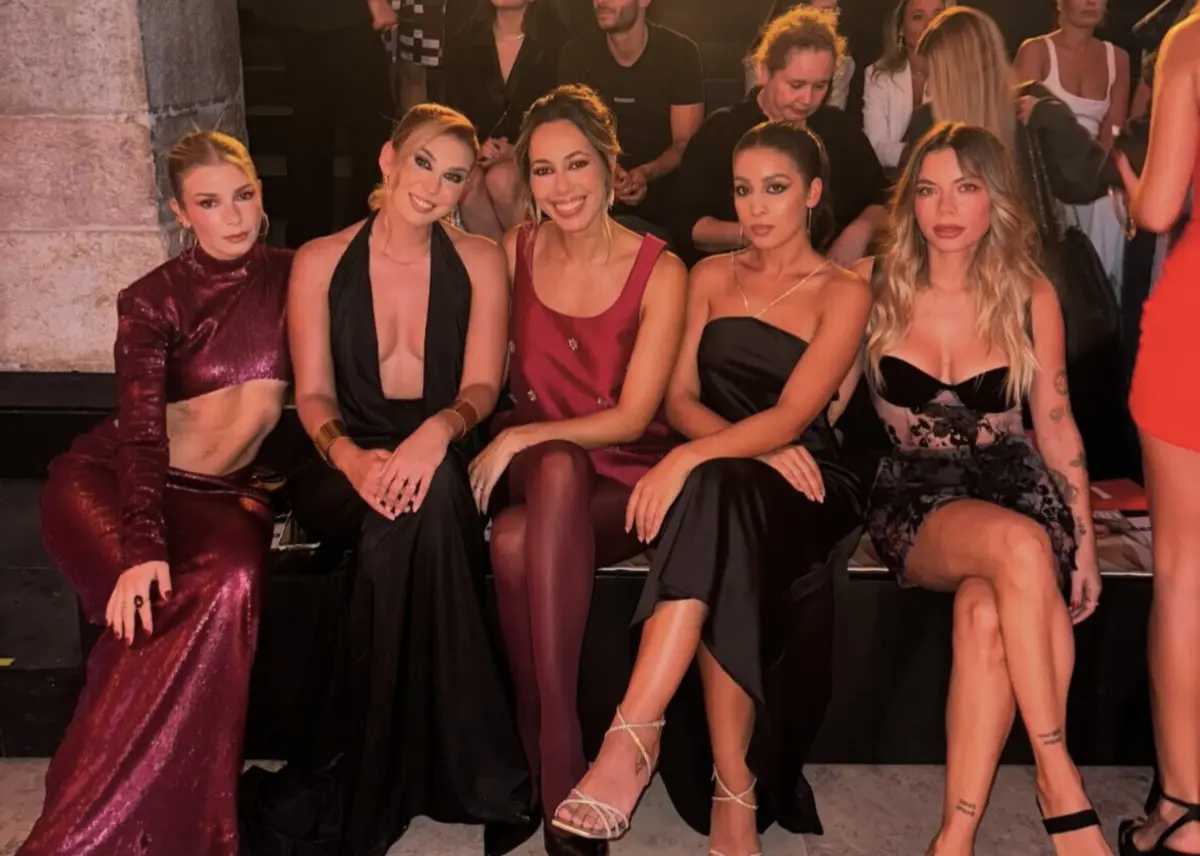 Famosas na primeira fila do desfile da marca Gonçalo Peixoto