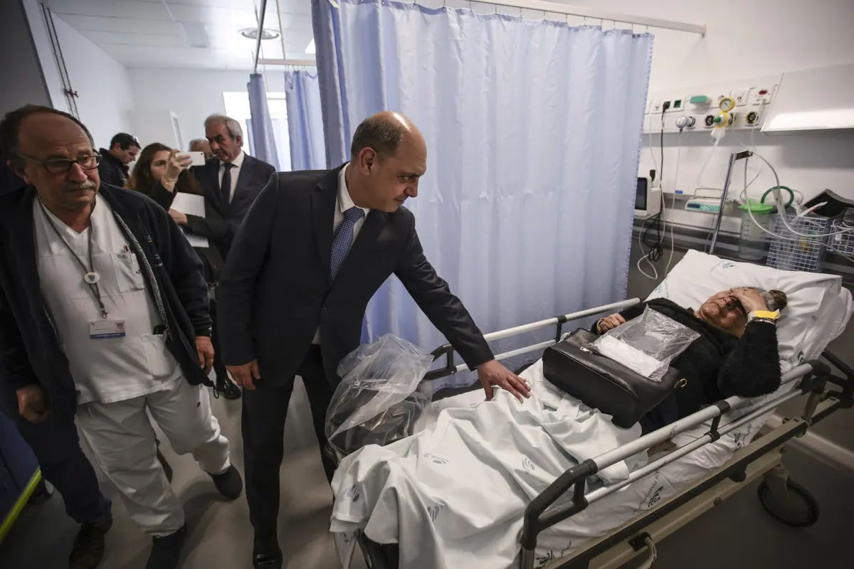 Ministro da Saúde, Manuel Pizarro, visitou hospital Conde de Sucena