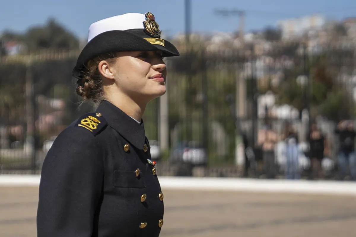 A herdeira ao trono de Espanha, a 7 de abril, no Chile, onde fez escala no âmbito da missão inernacional bordo do navio-escola Juan Sebastián Elcano