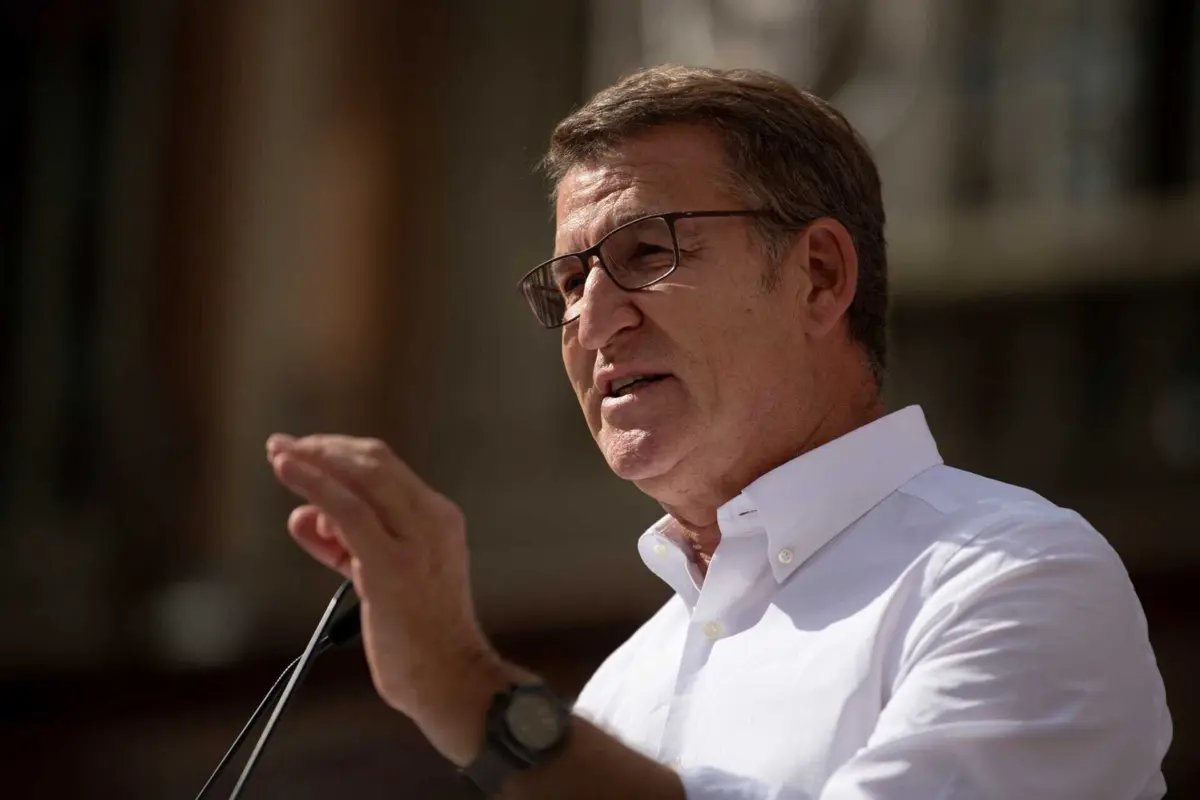 Alberto Núñez Feijóo, presidente do Partido Popular