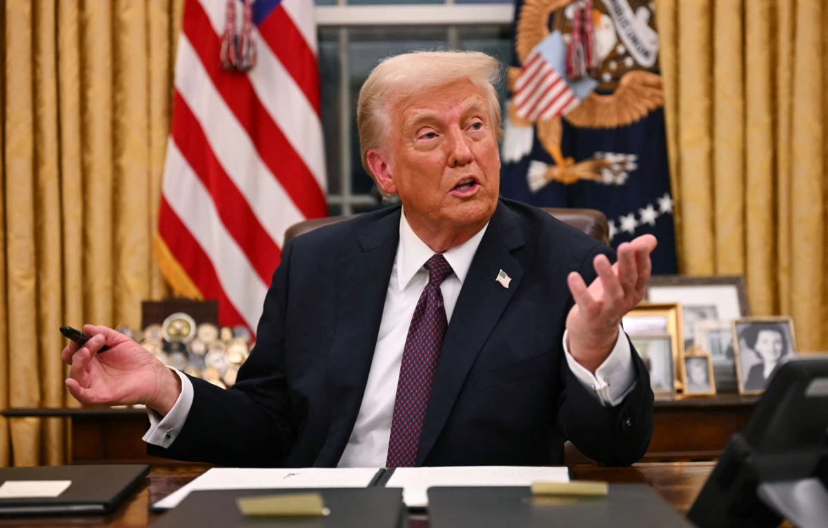 Trump falou aos jornalistas sobre a importância de dominar a ilha