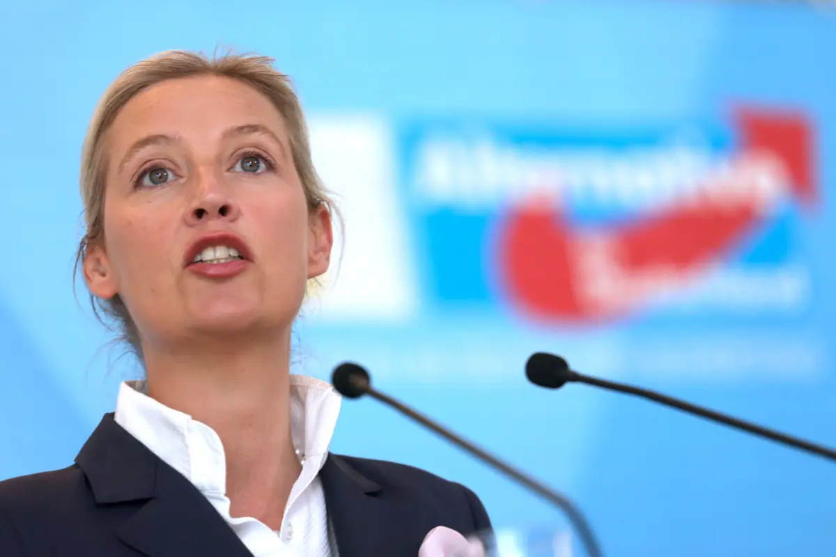 Co-líder da AfD, Alice Weidel