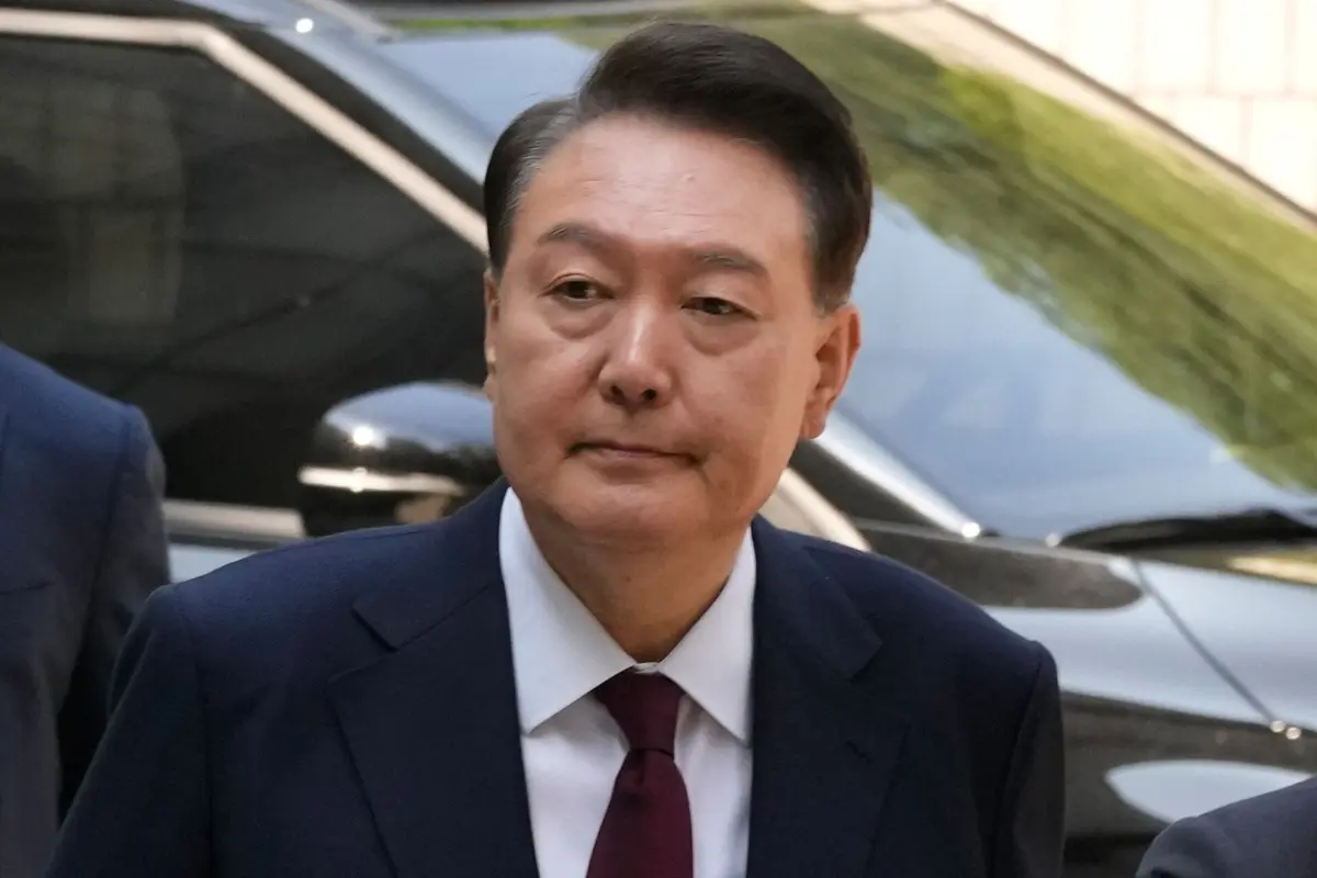 O ex-presidente deposto da Coreia do Sul Yoon Suk-yeol