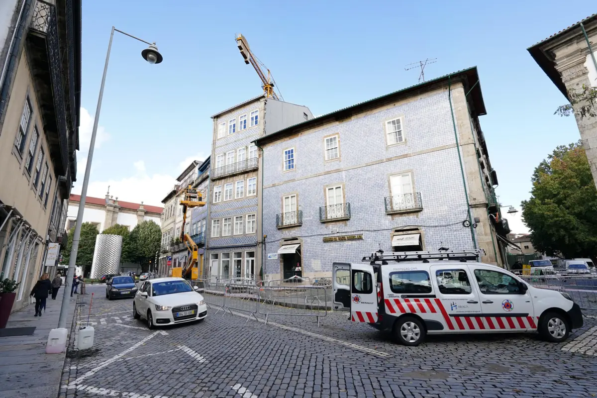 Imagem de contexto do artigo Peritos afastam risco de desmoronamento de prédio em Braga