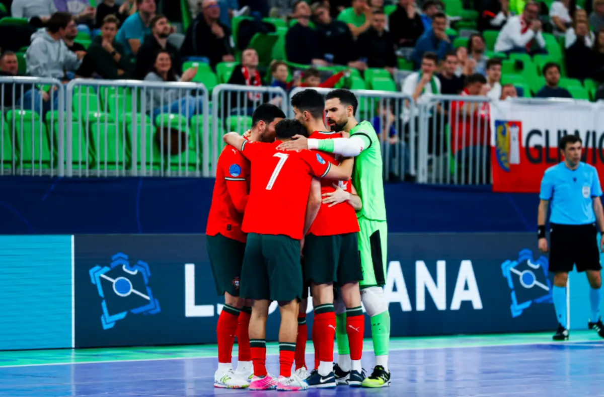 Portugal derrotou Itália, Hungria e Polónia no Grupo D do Europeu de futsal