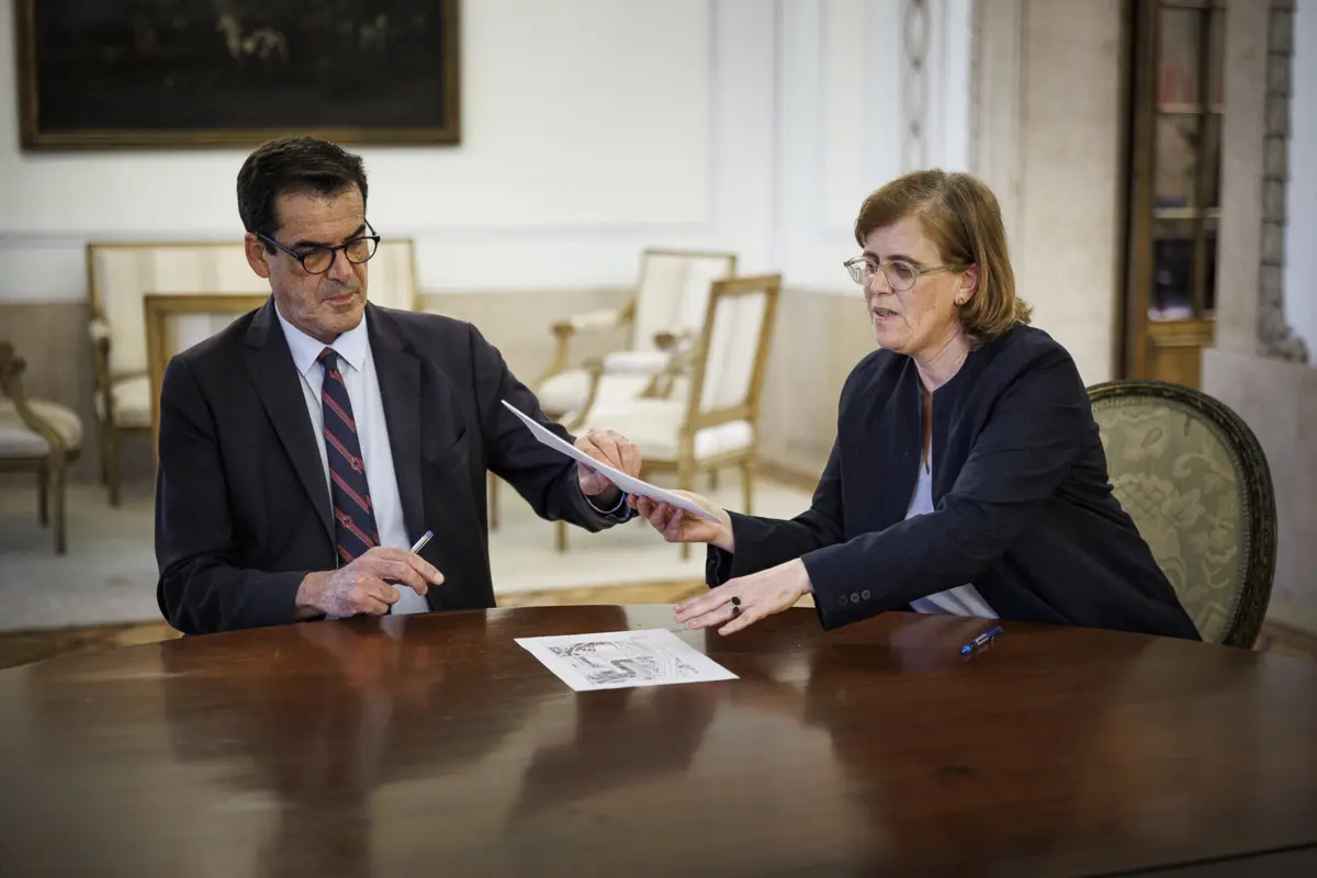 Rui Moreira, da Câmara do Porto, e Cristina Pimentel, da STCP