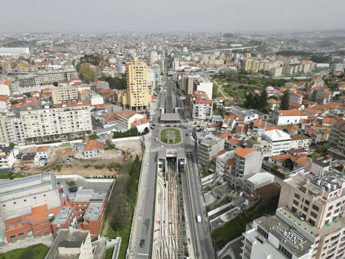 Zona do TGV entre Santo Ovídio e a estação D. João II