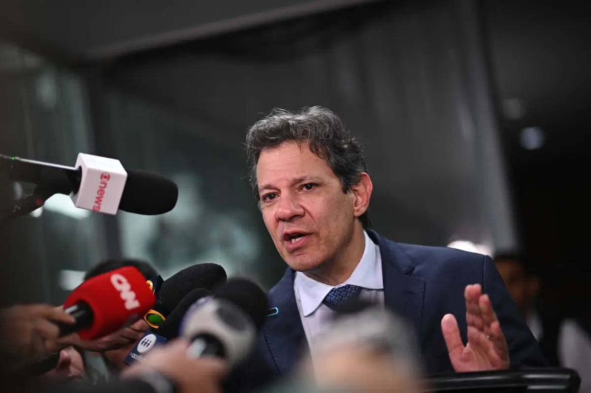 Fernando Haddad, ministro das Finanças do Brasil