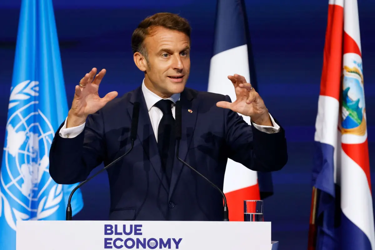 O presidente francês, Emmanuel Macron