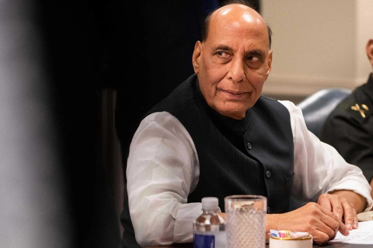 O Ministério da Defesa indiano, Rajnath Singh
