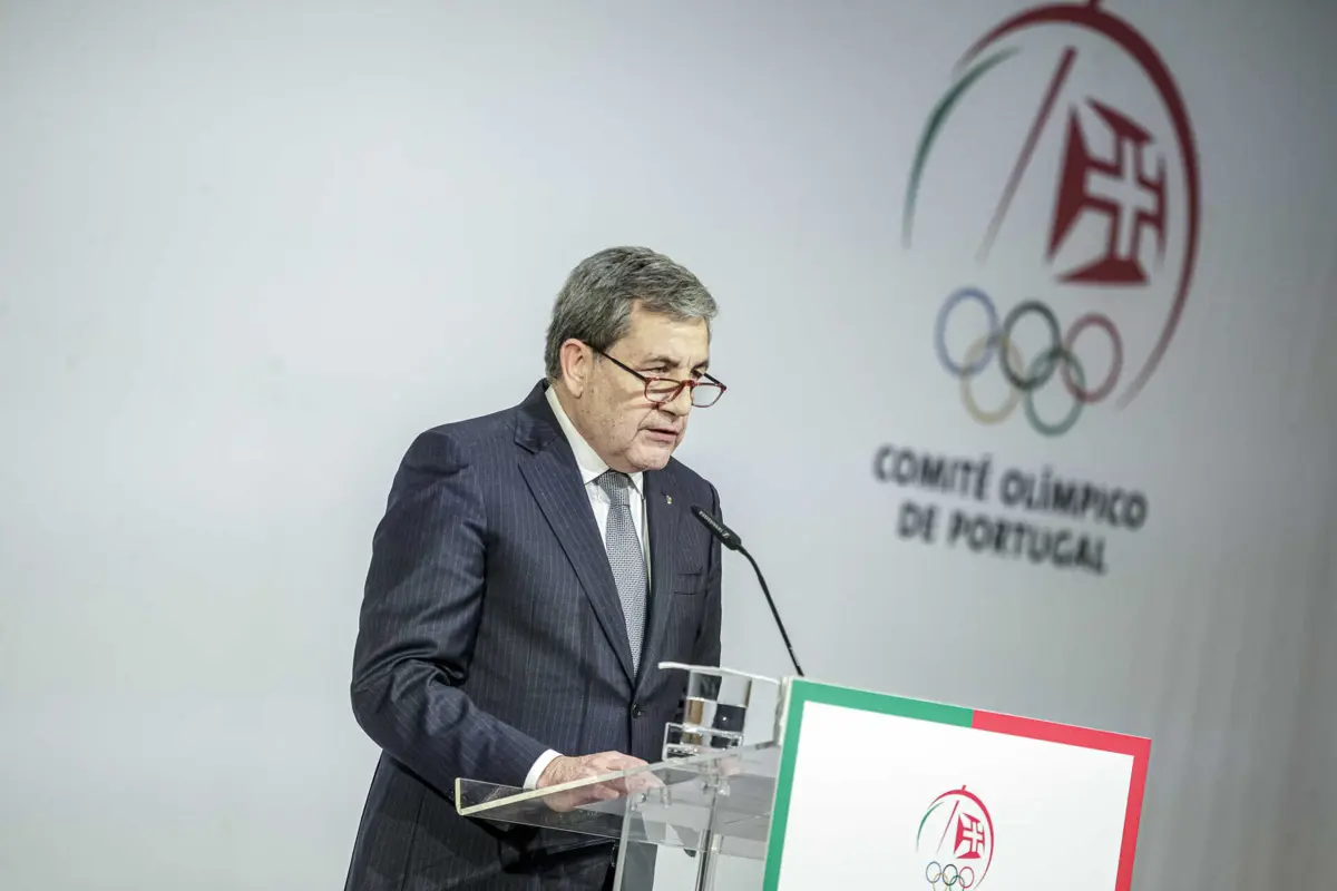 O presidente do Comité Olímpico de Portugal, Fernando Gomes