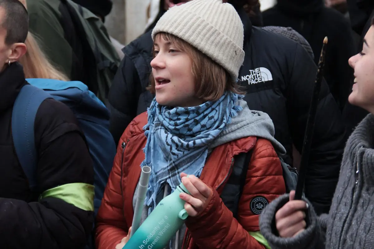 A ativista sueca Greta Thunberg