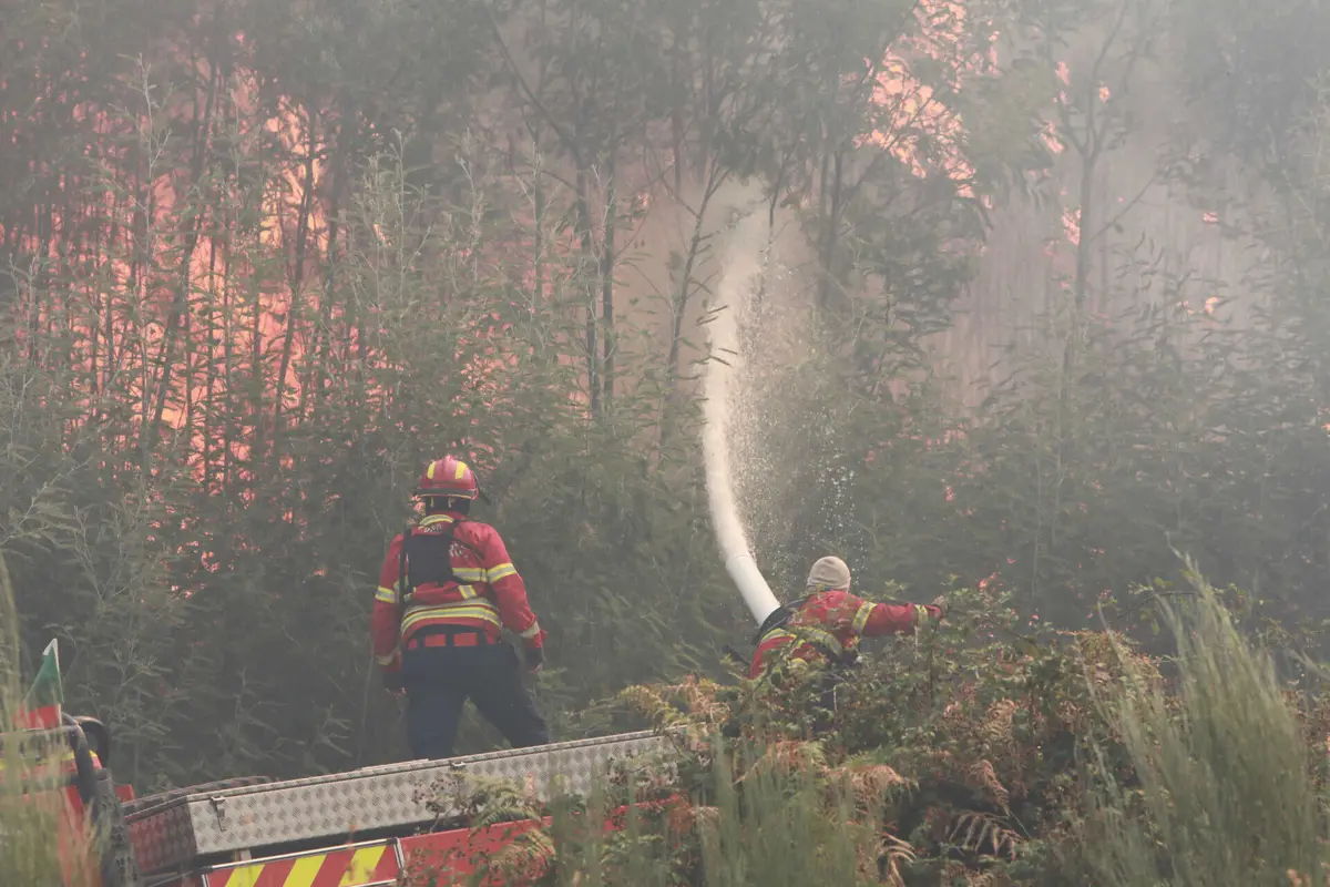 Incêndio possui três frentes ativas