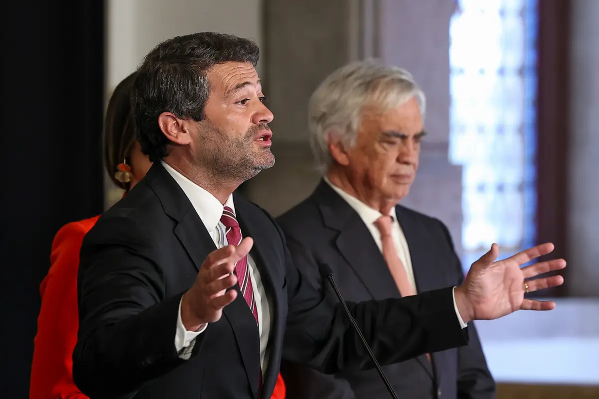 Diogo Pacheco de Amorim, ao lado de André Ventura