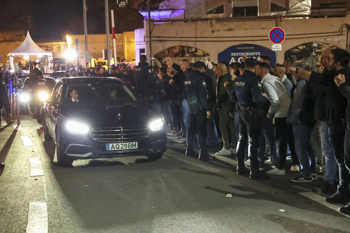 Protesto decorreu durante debate eleitoral