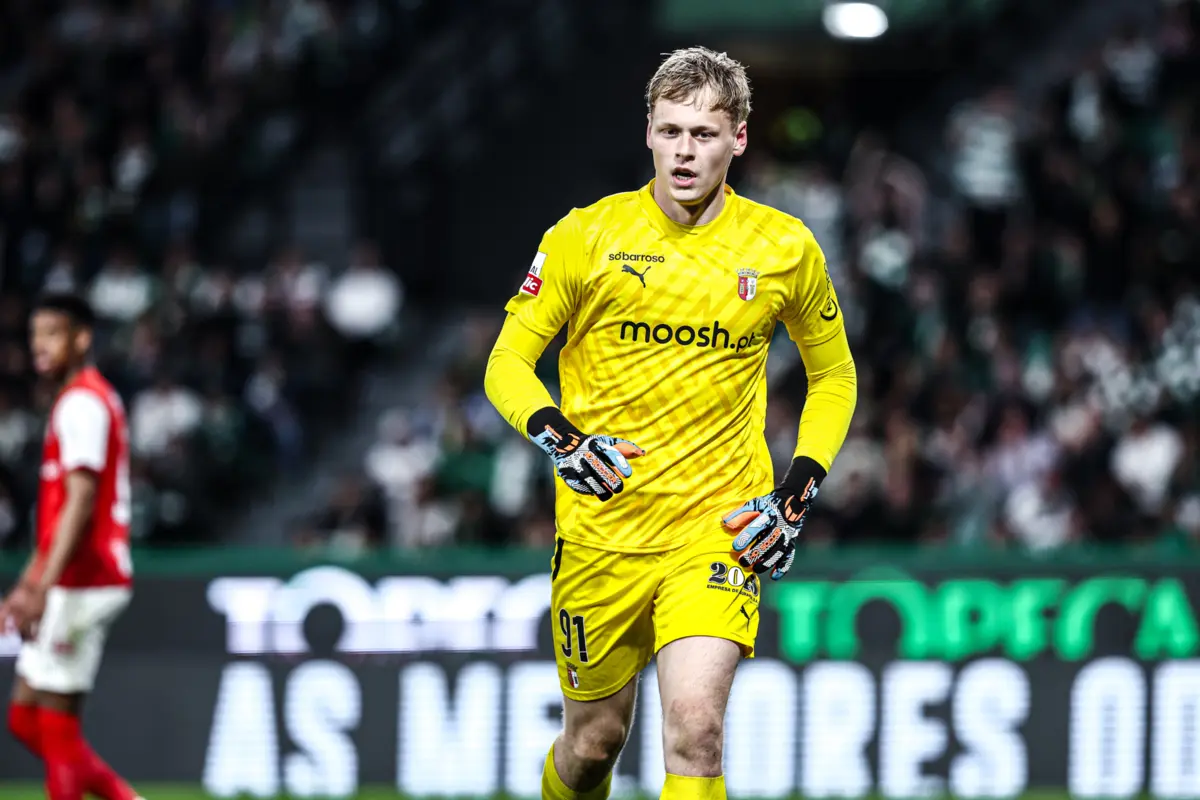 Lukas Hornicek, guarda-redes do Braga