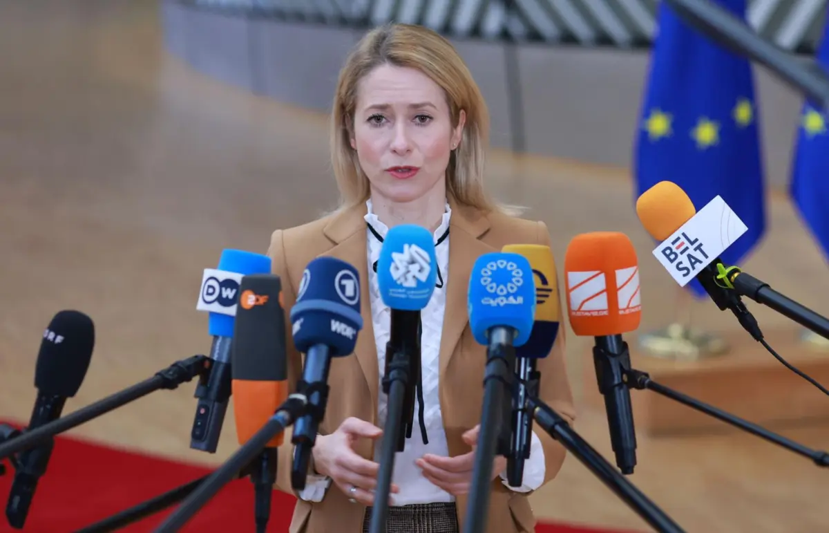 Kaja Kallas critica ausência da UE nas conversações de paz com os EUA