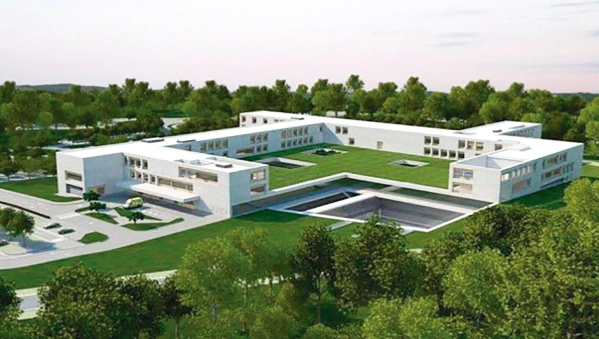 Imagem virtual do futuro hospital de Barcelos, que servirá uma população de 150 mil pessoas