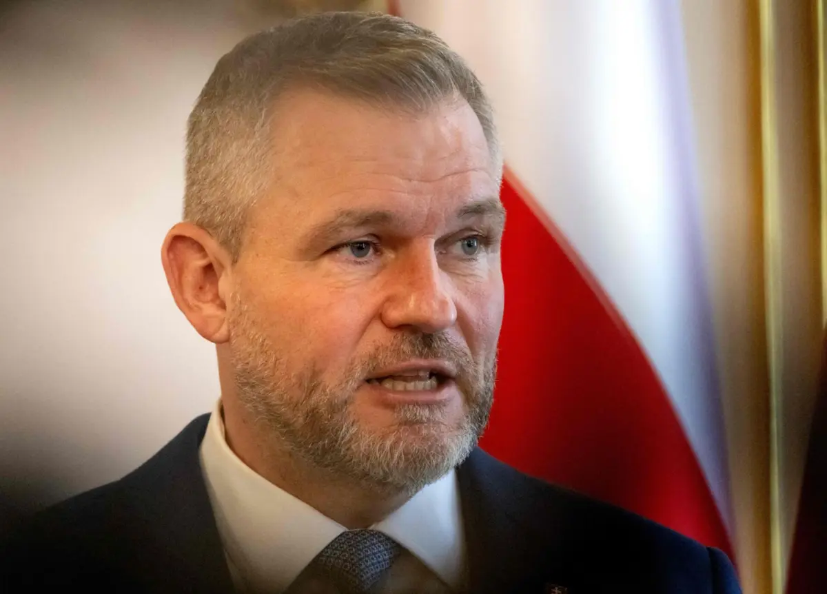 O presidente da Eslováquia, Peter Pellegrini