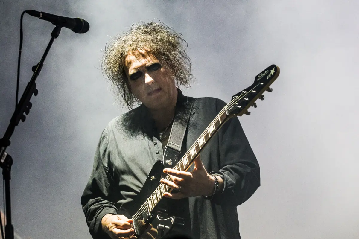 Robert Smith, vocalista e alma do grupo The Cure