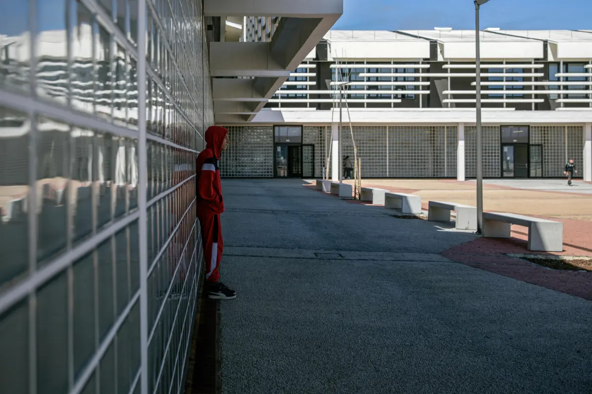 Escola Básica Integrada de Rabo de Peixe, na ilha de São Miguel