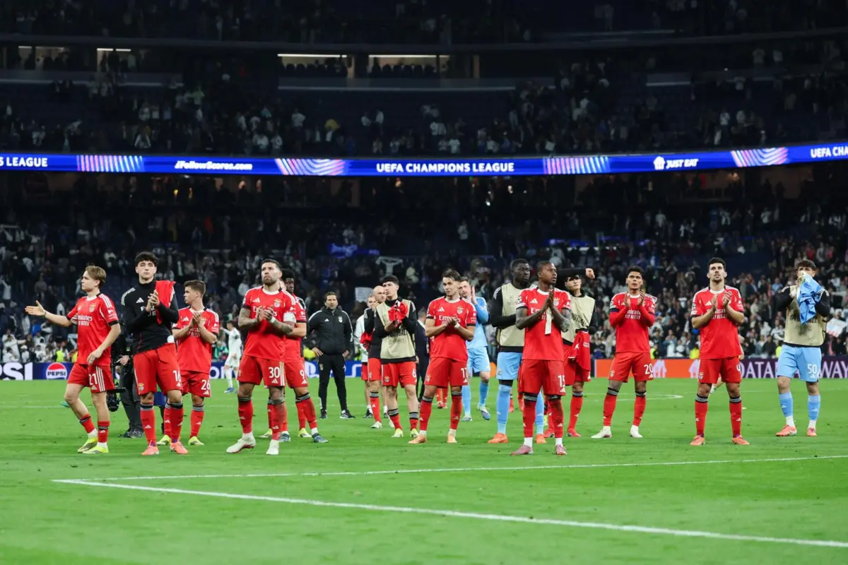 Encarnados despediram-se da Champions no Bernabéu