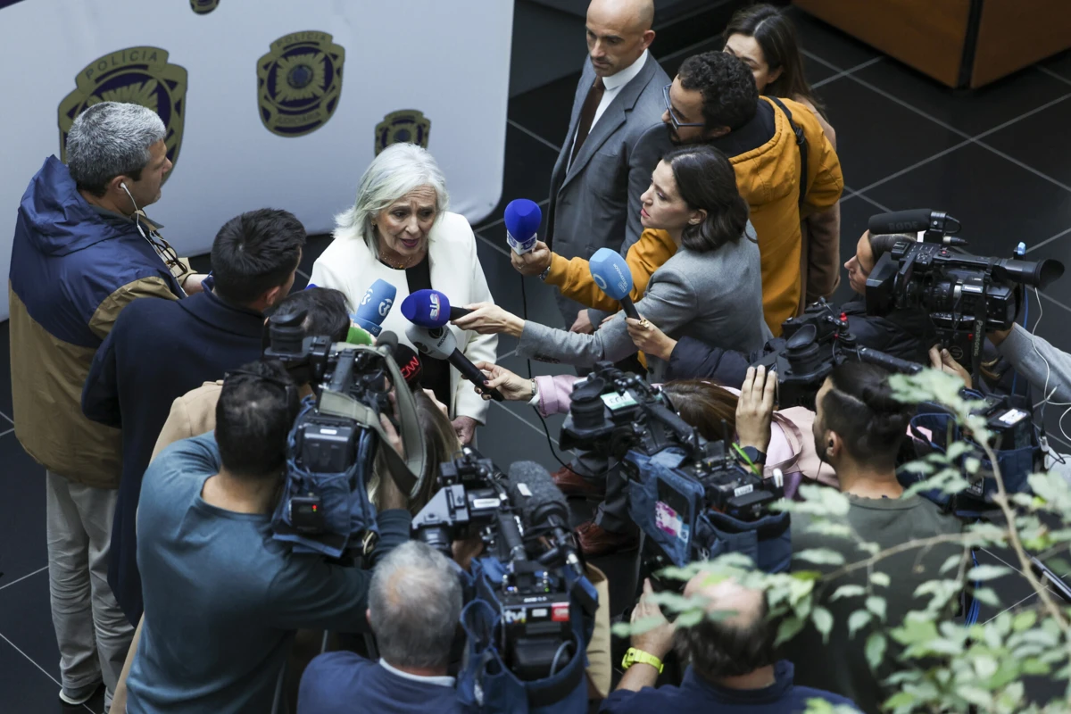 Lucília Gago quebrou o silêncio em conversa com os jornalistas após uma conferência sobre violência doméstica