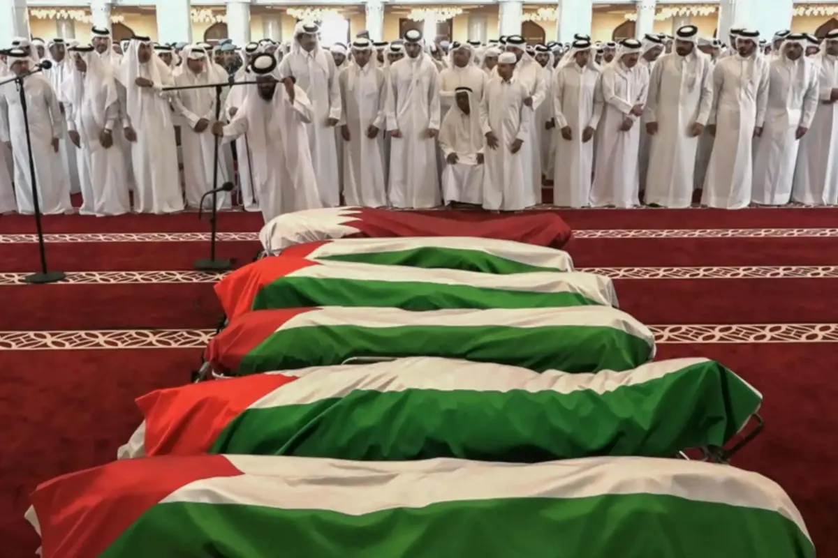 Funeral das vítimas mortas no ataque em Doha